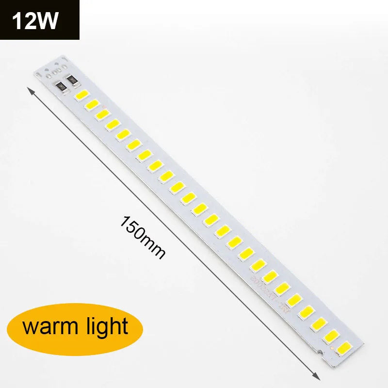 bande led blanc jaune matrice diodes modernes 31mm 75mm 150mm cible diy usb