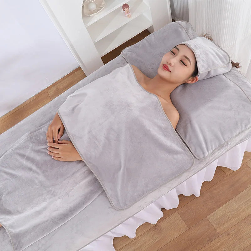 serviette massage velours doux gris beige vert bleu moderne absorbante microfibre lavable machine set