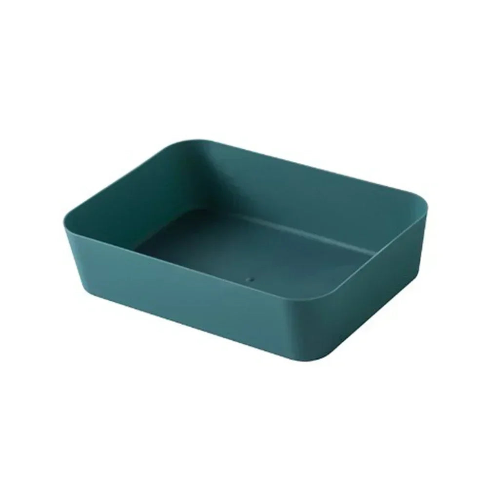 boîtes rangement modernes vert foncé orange blanc stockage respectueux environnement transparentes petites grandes capacités