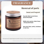 bougies parfumées cire soja marron clair étiquette blanche aromathérapie décoration maison cadeau événementNELLE luxE