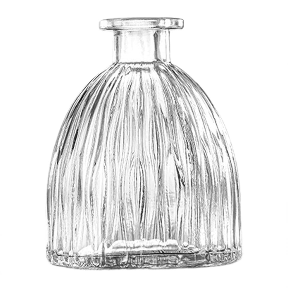 vases transparent modernes classiques motifs géométriques ridés décoration fleurs