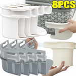 supports lit clips anti dérapants blanc gris modernes fonctionnels