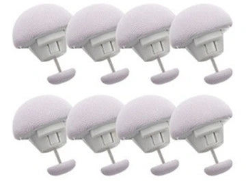 attache couette clip champignon moderne rose bleu blanc doux tissu minimaliste clips lit
