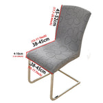 housse chaise polyester moderne fleuri bleu vert rose orange gris antidérapante salon