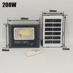 lumière solaire led ip67 moderne autoinstallation vacances 100w 200w 300w 500w 6v abs noir
