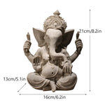 statues religieuses hindoues blanc texture granulée détails sculptés classique feng shui décoration intérieure