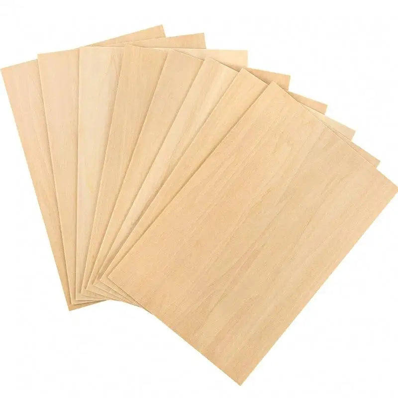 planches tilleul bois finies 15x10cm rustiques 2mm inachevées 10pièces artisanat