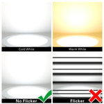 plafonnier led blanc moderne 6w 9w 12w 18w 24w 220v clips instructions