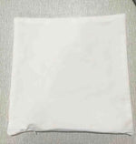 taies d'oreiller polyester blanc amovibles lavables 30x30cm 30x50cm fourrure apparente simple fixations coton