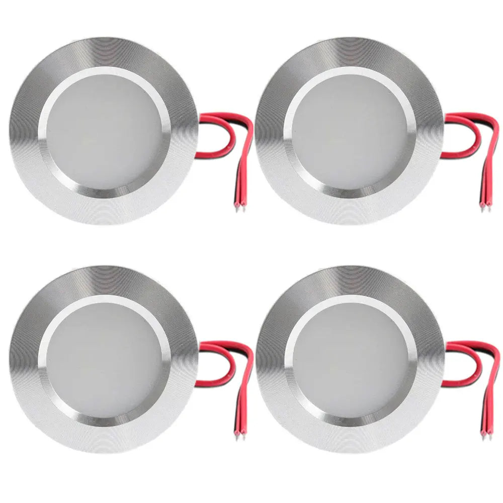 projecteurs led spots argent blanc noir 12v modernes 3w opaques industriels ccs certifications rohs