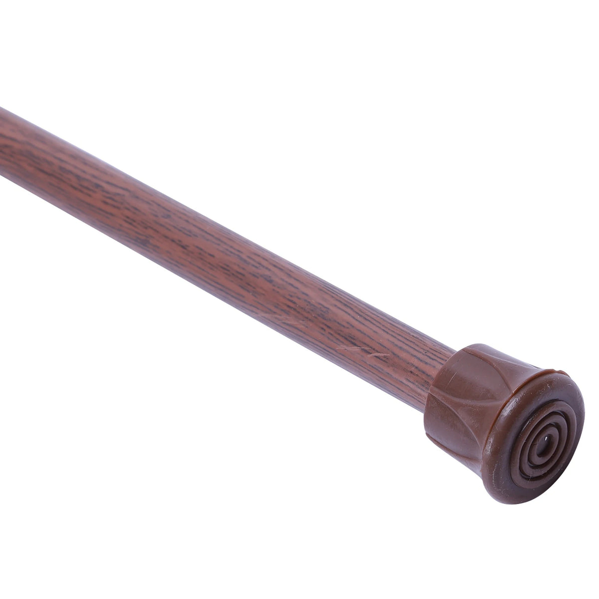 tige rideau marron aspect bois naturel classique opacité extensible tension plastique