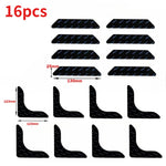 tapis sol moderne adhésifs antidérapants réutilisables 123x123mm 16pcs 25x130mm 32pcs