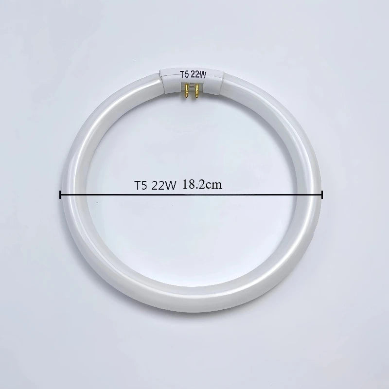 tube lumière circulaire blanc moderne 22w t5 18.2cm efficace eye caring