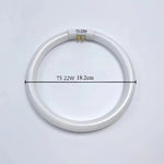 tube lumière circulaire blanc moderne 22w t5 18.2cm efficace eye caring