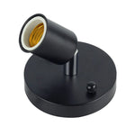 Support lampe moderne or argent noir vis fixation cuisine chambre coucher 5w led 3000k