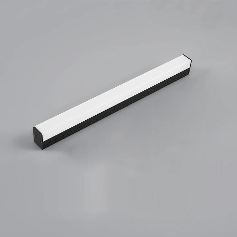 luminaire led rectangulaire moderne miroir salle bain chambre coucher blanc noir minimaliste