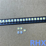 diodes led blanc opaques ronde 3528 2835 3v 100lm rétro éclairage application tv lcd