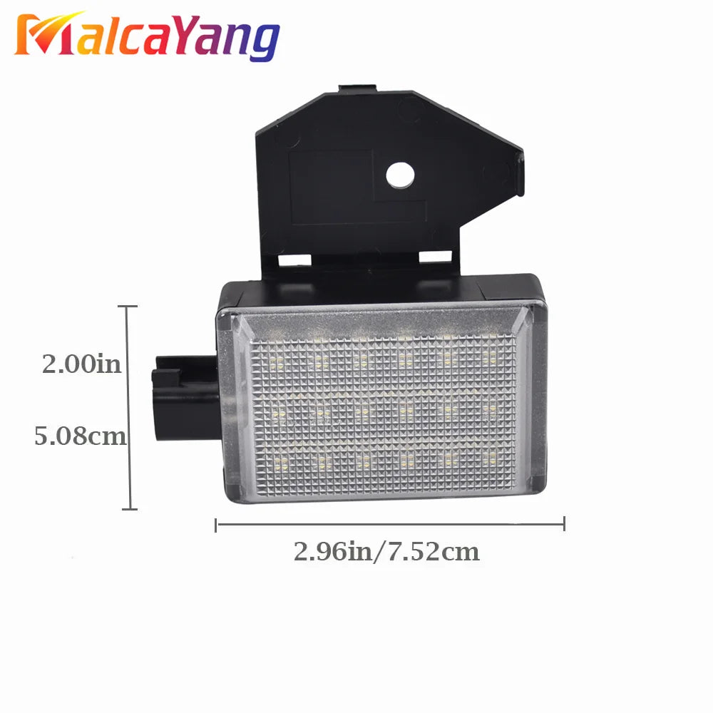 Lampe led compartiment moteur voiture noir moderne clips connecteur électrique 12v 2400lm