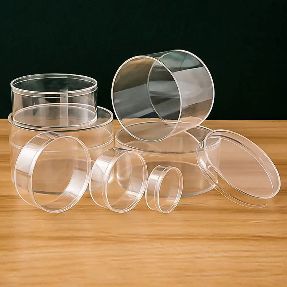 boîtes rangement plastique transparent couvercle empilables divers usage collection capsules