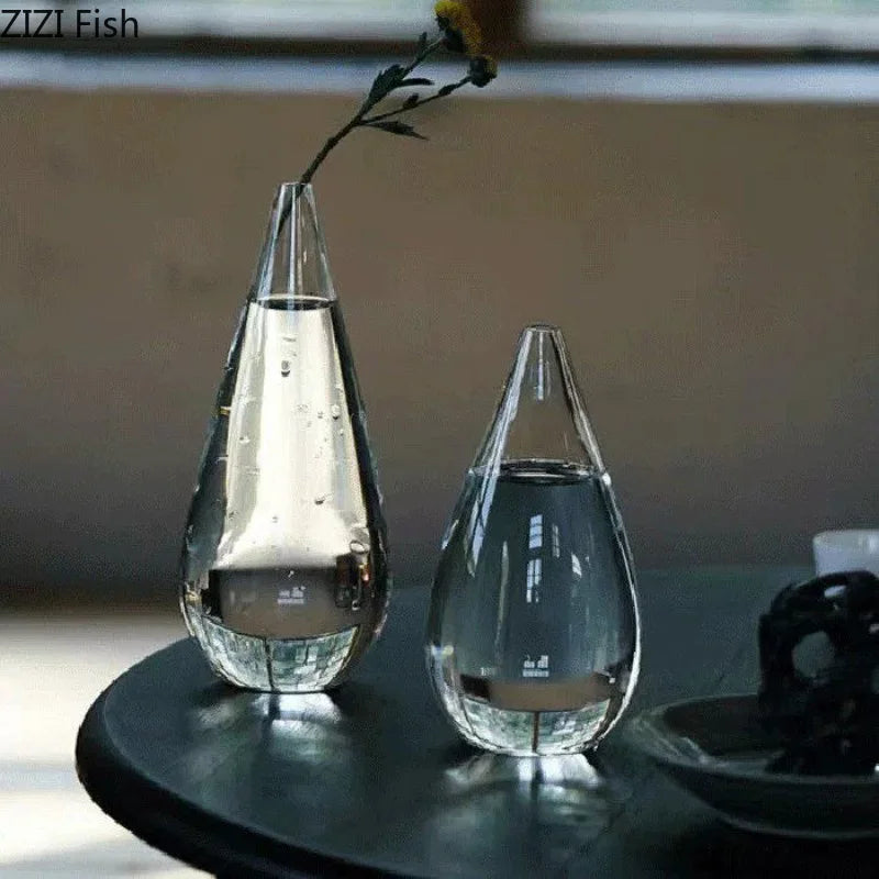 vase verre transparent moderne pot fleur décoration table esthétique minimaliste chambre salon