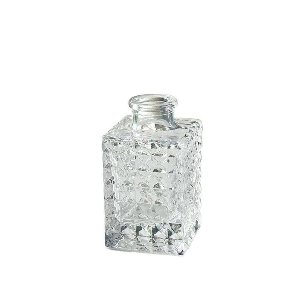 vase transparent gravé classique décoration intérieure plante hydroponique maison festive