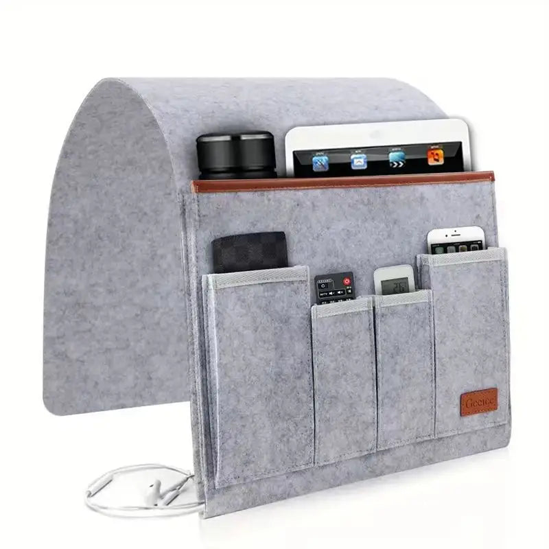 organisateur mural moderne marron noir rangement adhésif téléphone portable clé usb carte crédit tasse