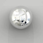 décoration murale boules rondes brillantes blanc doré argenté moderne élégante suspension intérieure