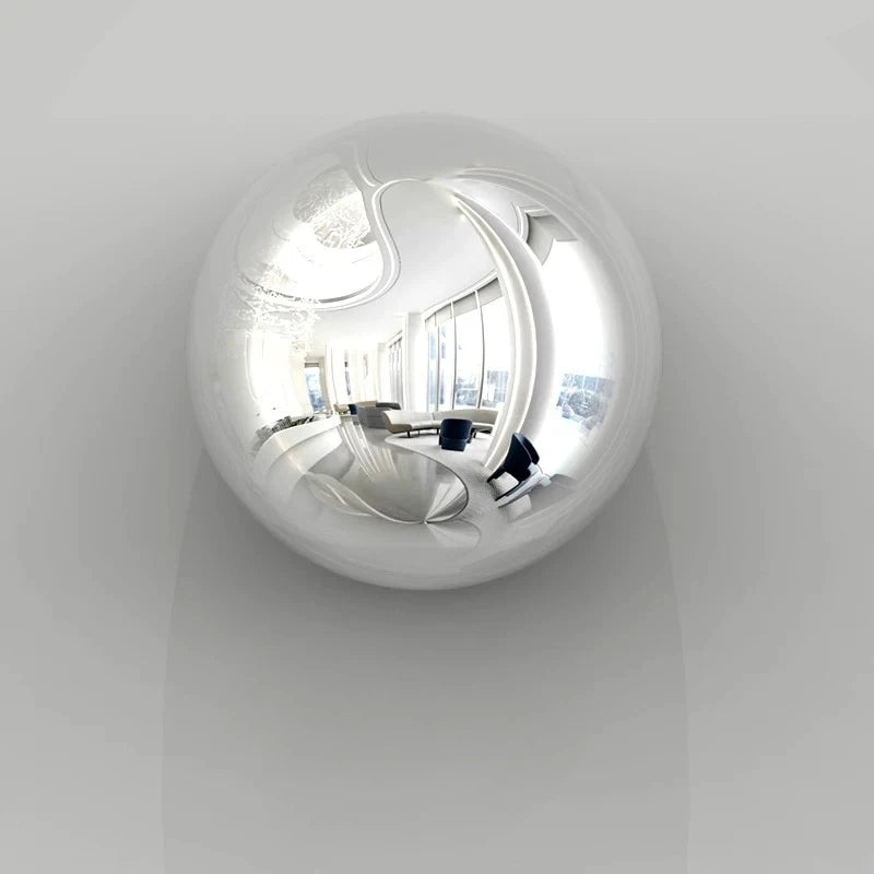 décoration murale boules rondes brillantes blanc doré argenté moderne élégante suspension intérieure