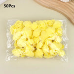 fleurs artificielles roses multicolores décoration maison fête 50 pièces branche polyester DIY