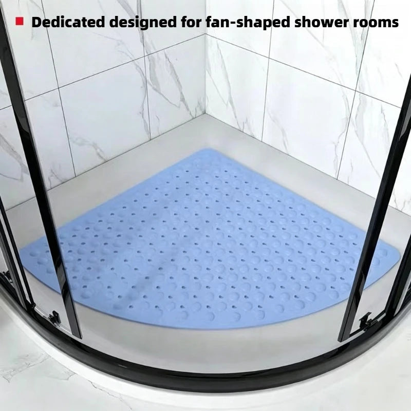 tapis douche antidérapant pvc ventouses massant flexible salle bain maison
