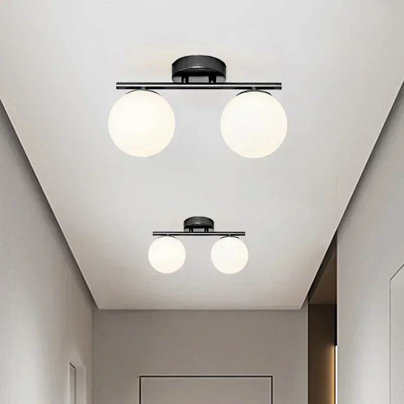 lampe moderne or blanc sphères translucides 90 260V 249 2000 flux lumineux