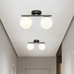 lampe moderne or blanc sphères translucides 90 260V 249 2000 flux lumineux