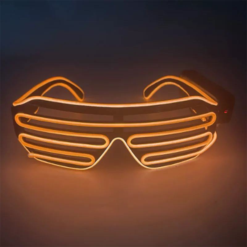 lunettes lumineuses multicolores stripes horizontales moderne occasion fête Halloween Nouvel An discothèque