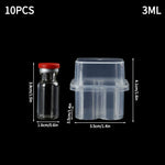 boîte rangement transparente réutilisable tubes tests 3ml pratique modernescrição