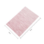 tapis table rectangle moderne motif zigzag couleurs jaune rouge gris bleu blanc semi transparent
