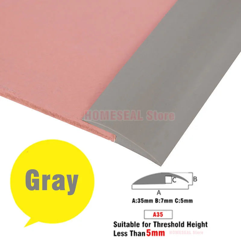 bande transition sol pvc autoadhésive noir beige moderne 3mm 7mm 12mm