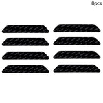 attaches tapis antidérapantes réutilisables adhésives noires blanches motifs floraux utilitairesintérieur