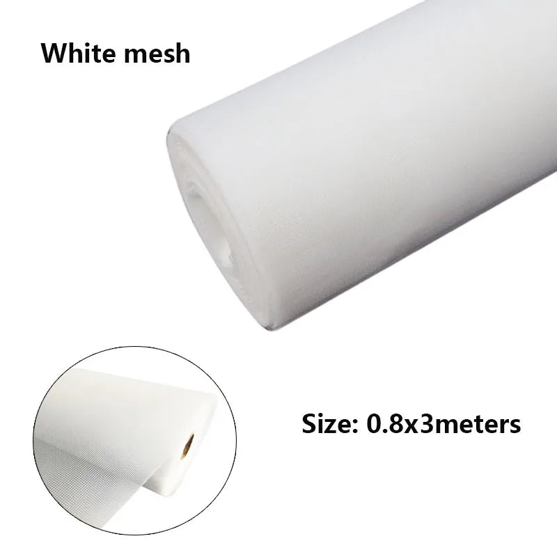 filet fenêtre adhésif noir blanc bleu taille 100x300cm 100x100cm nylon pp pvc moderne