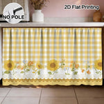 rideau moderne jaune carreaux adhésif intérieur extérieur blanc gris clair tournesol