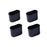 cache pieds moderne noir uni 15mm 20mm 25mm 30mm 34mm 40mm 50mm protection meuble