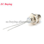 connecteurs led argentés bleus industriels vis couvercle protection 3mm 5mm sets montages bricolage
