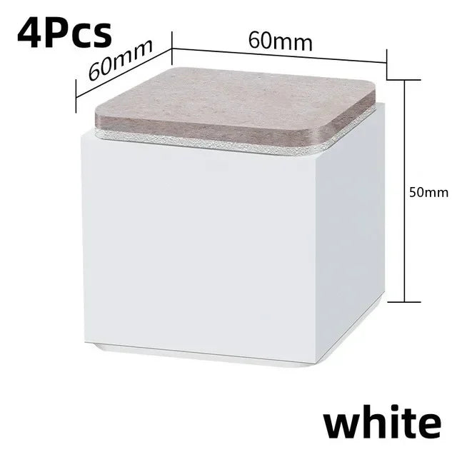 pieds meubles blanc noir adhésifs tissu métal brillant moderne maison table basse canapé lit