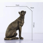 sculpture orne animaux oiseaux pingouin or texture moderne décoration maison occasionnels