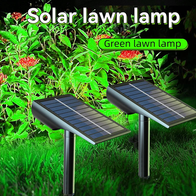 lampe solaire extérieure moderne led étanche noir bleu blanc pelouse