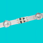 bande lumineuse led adhésive blanc moderne rétro éclairage connecteur électrique