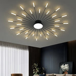 plafonnier moderne led or noir lumineux éclairage intérieur chambre salon enfants