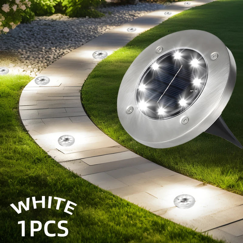 lampe solaire argentée moderne led ip44 extérieure autocontrôle