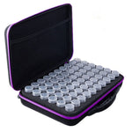 kit creation artisanale noir violet texture mat pratique portable poignée pinceaux fouille pliable