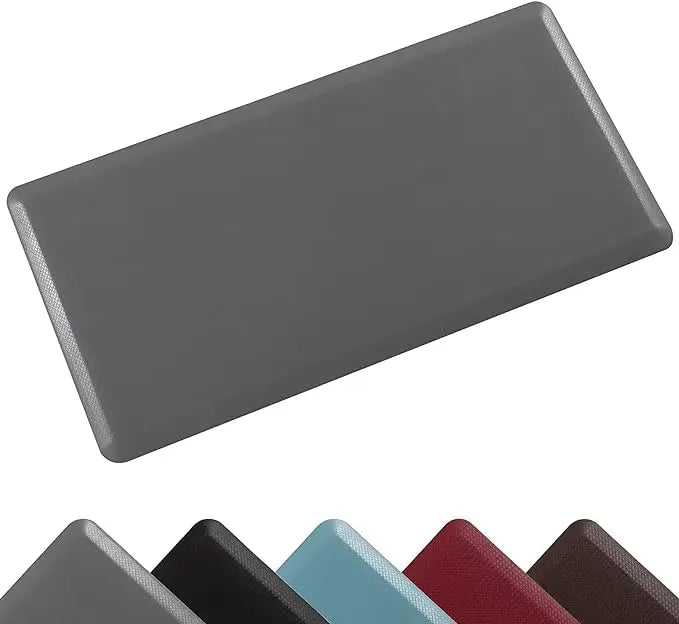 tapis sol antidérapant imperméable texture géométrique moderne gris noir marron