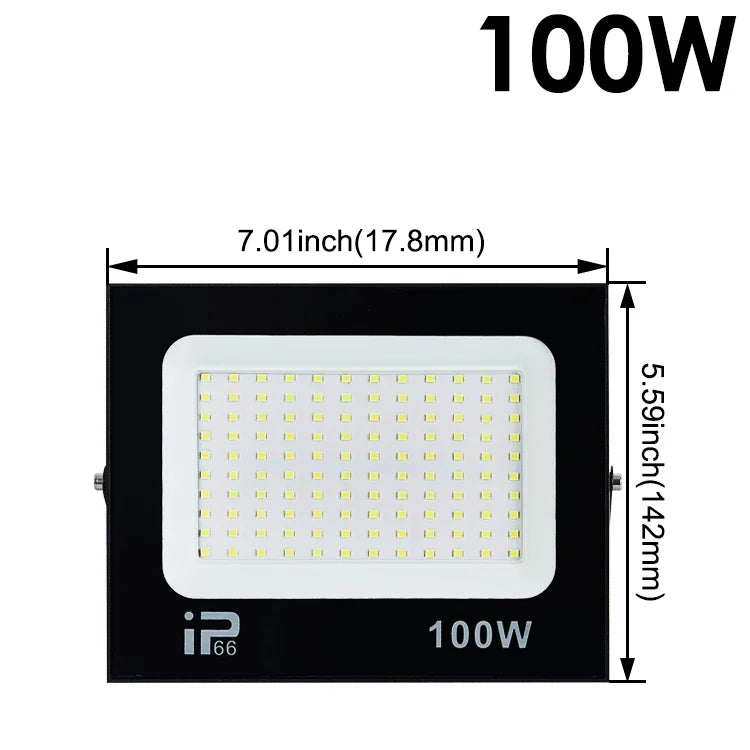 projecteurs led exterieurs modernes 100w 150w 200w ip65 garage sport rue